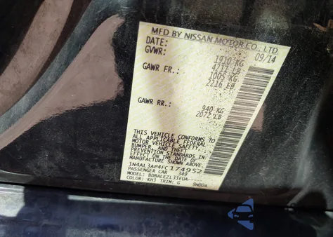 2015 Nissan Altima 2.5/2.5 S/2.5 Sl/2.5 Sv from USA, damaged, VIN 1N4AL3AP4FC174952